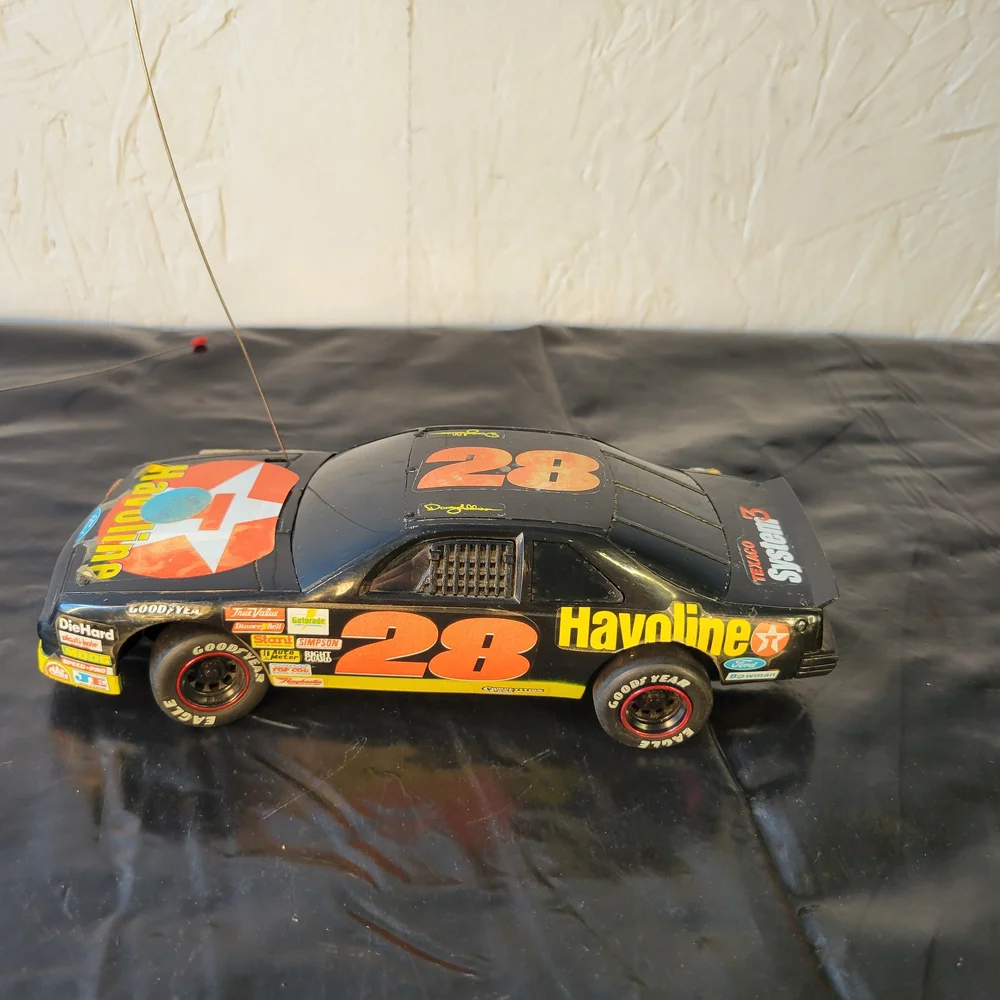 Vintage Bright Havoline #28 Ford Thunderbird RC Car Remote Control 49.86MHz